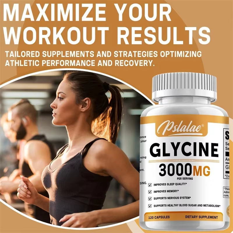 Glycine Supplement - Improve Sleep Quality and Suppress Appetite, Promote Deep Sleep