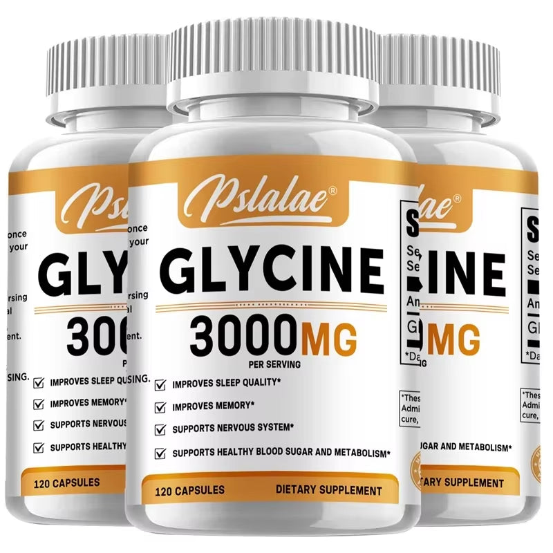 Glycine Supplement - Improve Sleep Quality and Suppress Appetite, Promote Deep Sleep