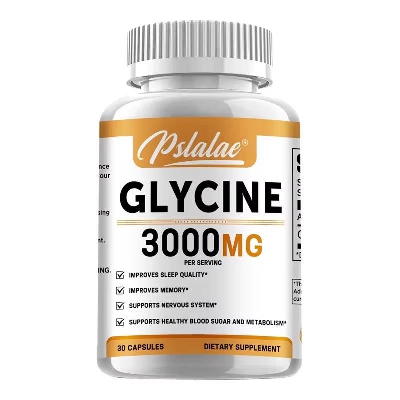Glycine Supplement - Improve Sleep Quality and Suppress Appetite, Promote Deep Sleep