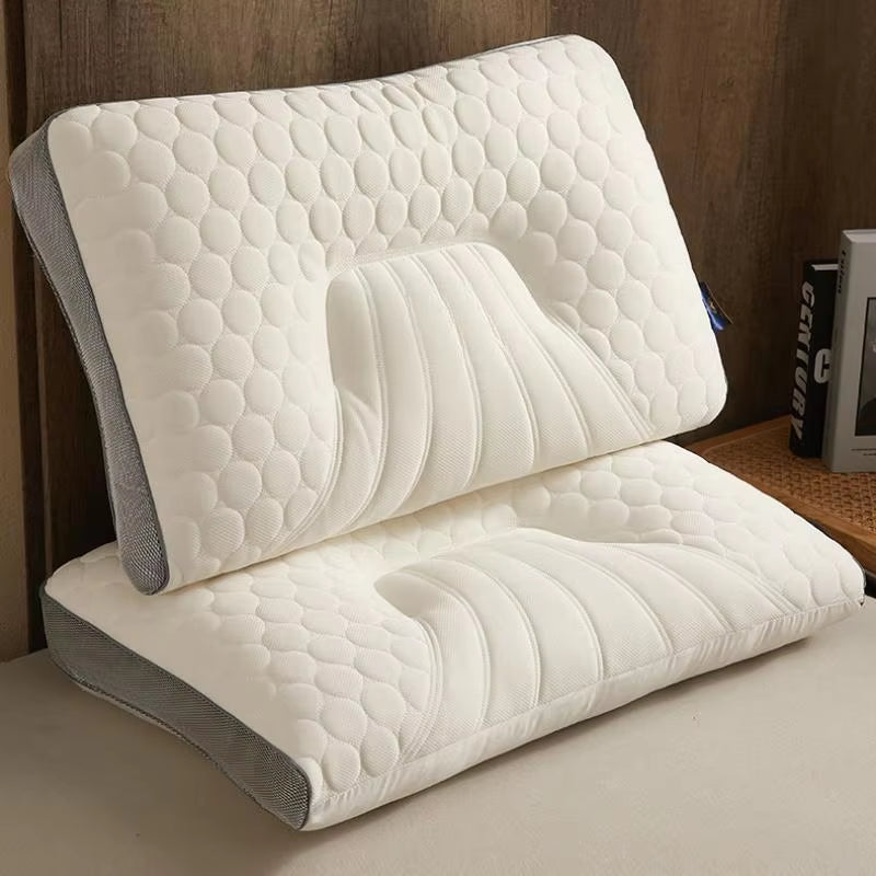 Latex Filled Pillow Pillow Pillow Sleep Pillow Neck Pillow Deep Sleep Sleep Aid Pillow Massage