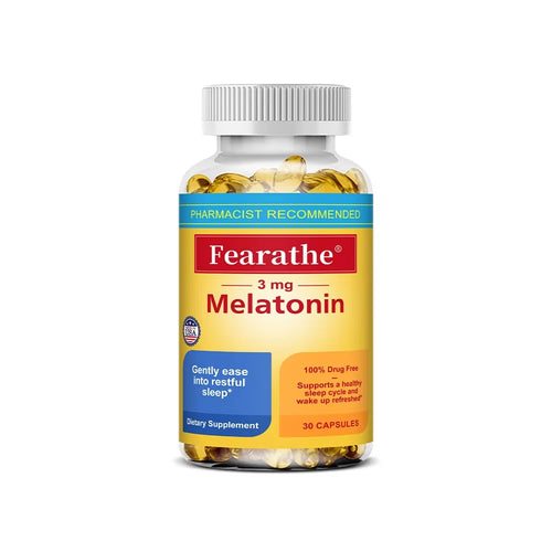 Extra-Strength Melatonin Capsules,Helps You Sleep Restfully,And Continuously,Improving Sleep Quality and Supporting Deep Sleep