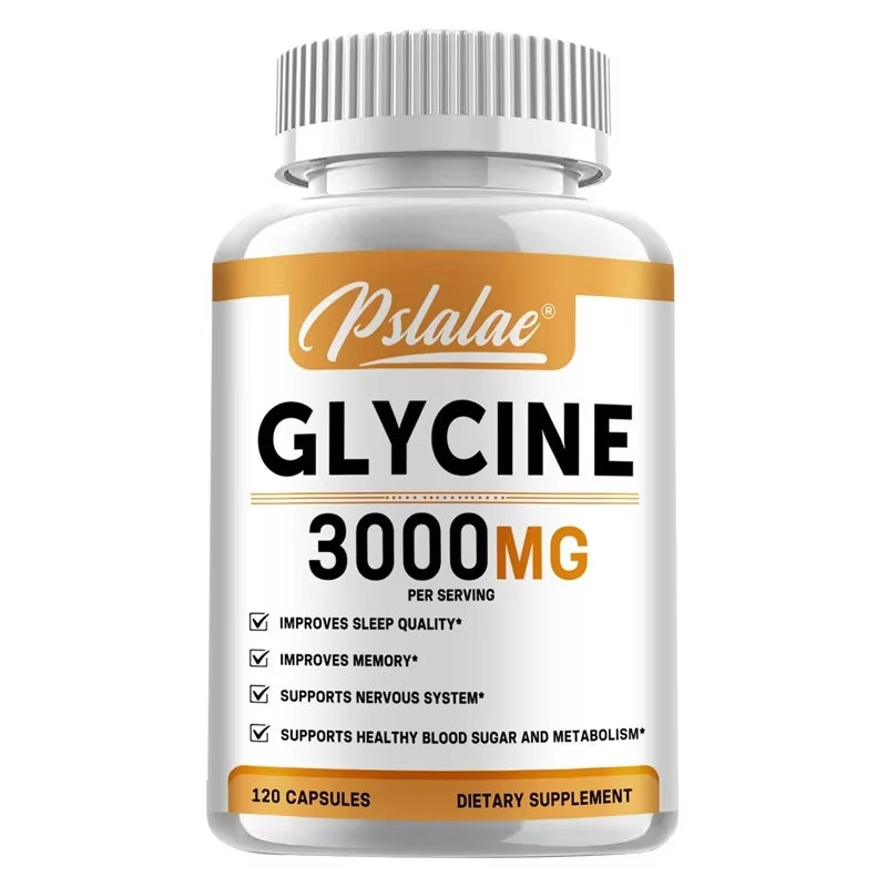 Glycine Supplement - Improve Sleep Quality and Suppress Appetite, Promote Deep Sleep